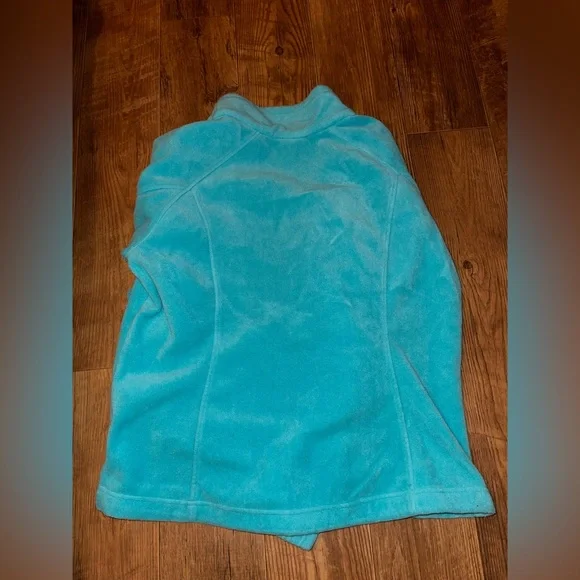 Columbia Turquoise Fleece Zip-Up Jacket - Picture 7 of 12